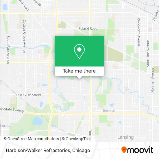 Mapa de Harbison-Walker Refractories