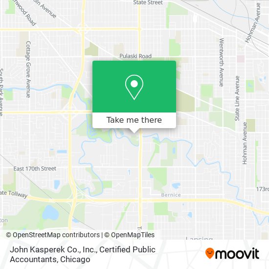 Mapa de John Kasperek Co., Inc., Certified Public Accountants
