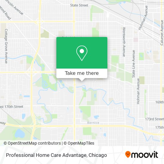 Mapa de Professional Home Care Advantage
