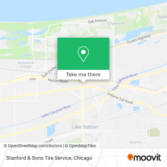 Mapa de Stanford & Sons Tire Service