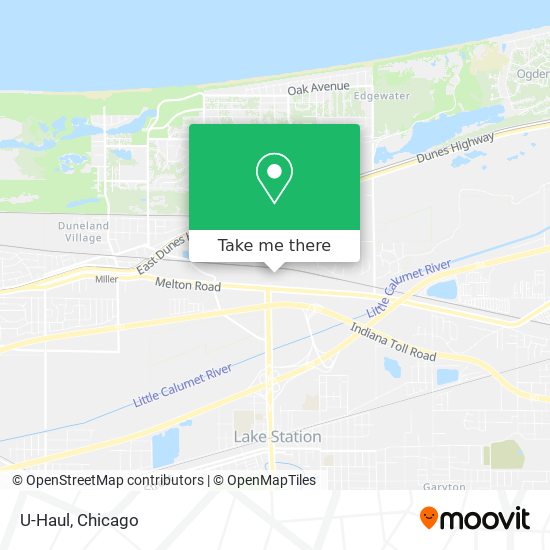 U-Haul map