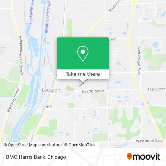 BMO Harris Bank map