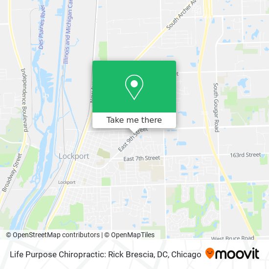 Mapa de Life Purpose Chiropractic: Rick Brescia, DC