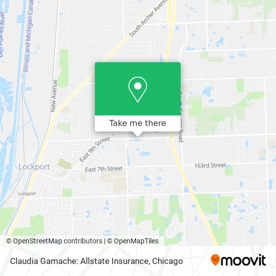 Mapa de Claudia Gamache: Allstate Insurance