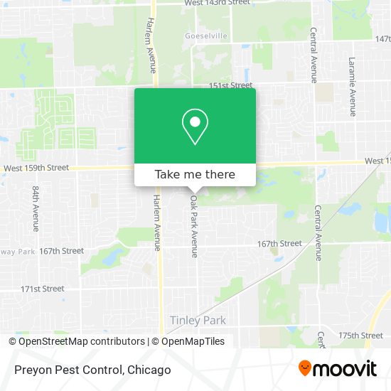 Preyon Pest Control map