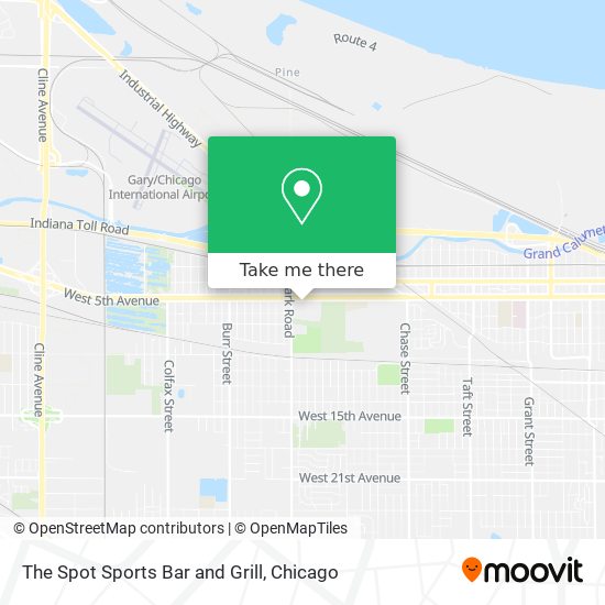 Mapa de The Spot Sports Bar and Grill