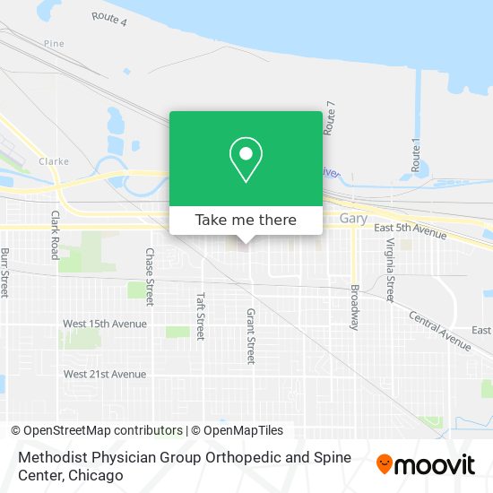 Mapa de Methodist Physician Group Orthopedic and Spine Center