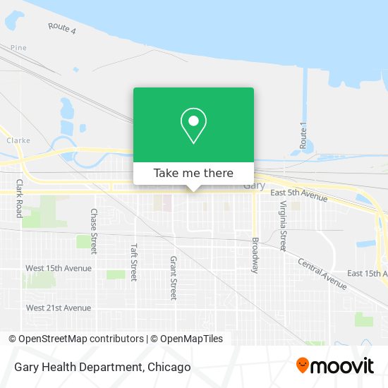 Mapa de Gary Health Department