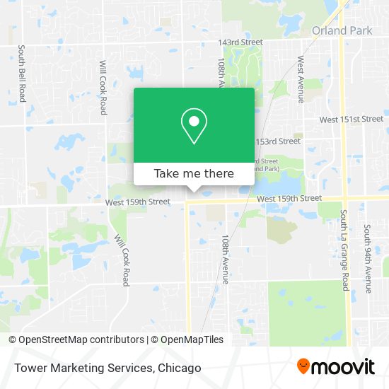 Tower Marketing Services map