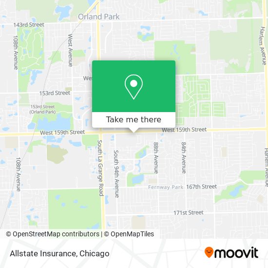 Allstate Insurance map