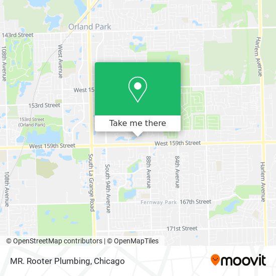 MR. Rooter Plumbing map