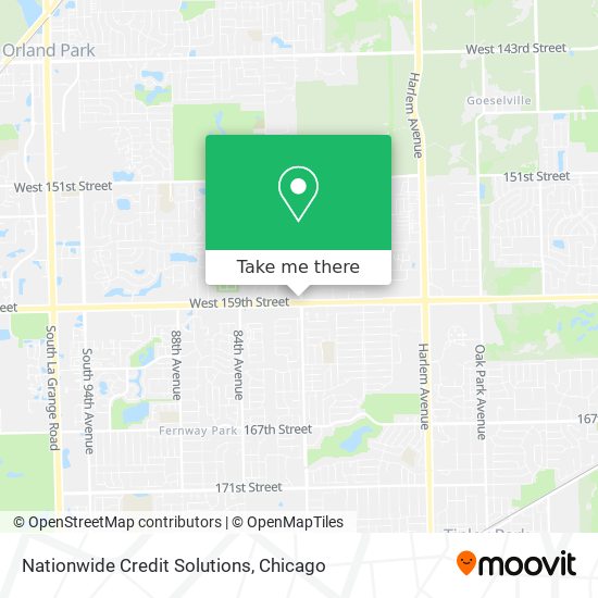 Nationwide Credit Solutions map
