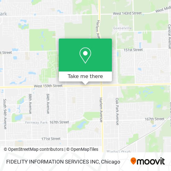 FIDELITY INFORMATION SERVICES INC map