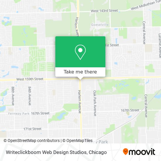 Writeclickboom Web Design Studios map