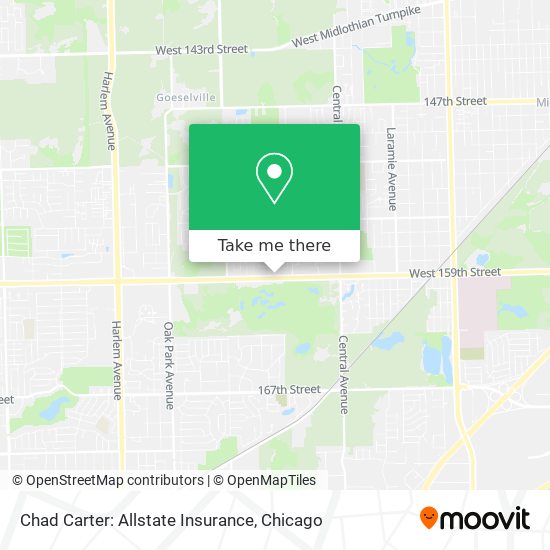 Chad Carter: Allstate Insurance map