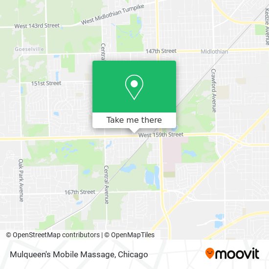 Mapa de Mulqueen's Mobile Massage