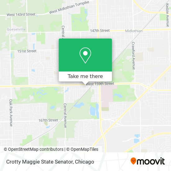 Mapa de Crotty Maggie State Senator