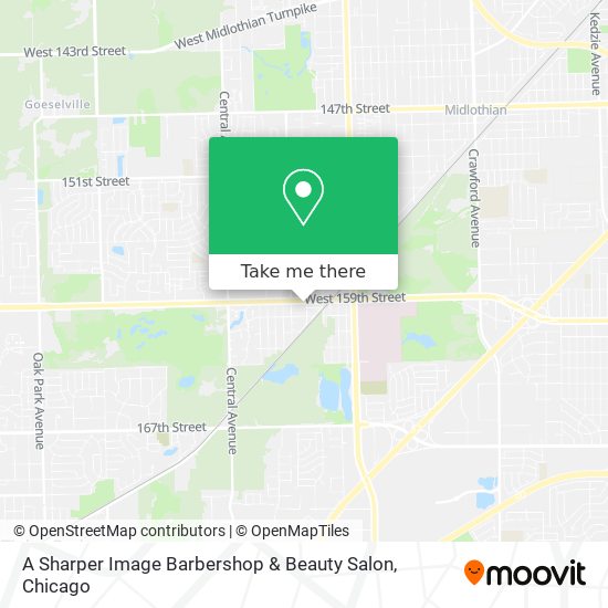 A Sharper Image Barbershop & Beauty Salon map