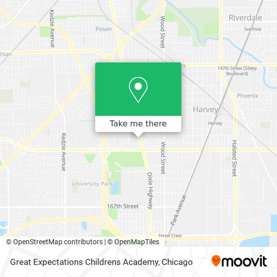 Mapa de Great Expectations Childrens Academy
