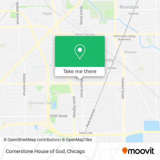 Cornerstone House of God map