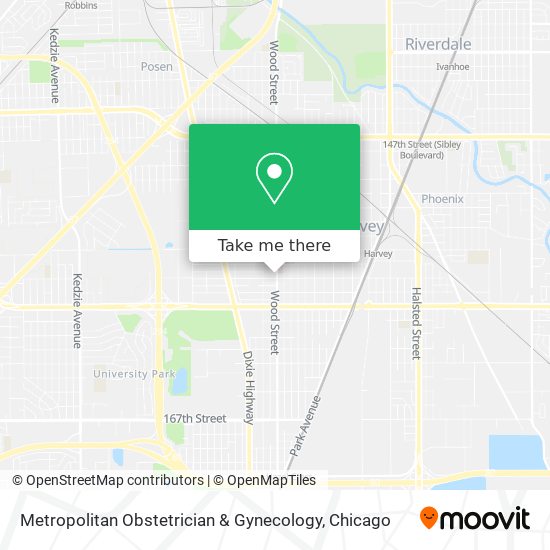 Metropolitan Obstetrician & Gynecology map