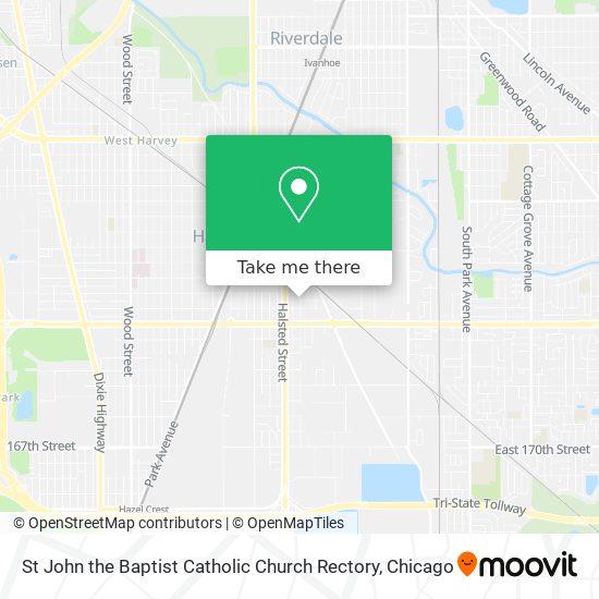 St John the Baptist Catholic Church Rectory map