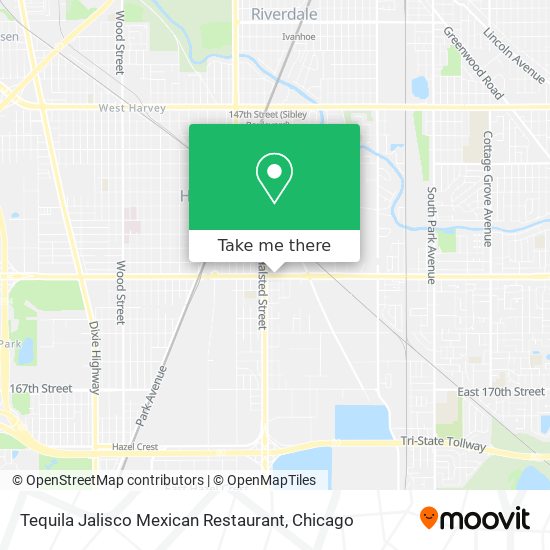 Mapa de Tequila Jalisco Mexican Restaurant