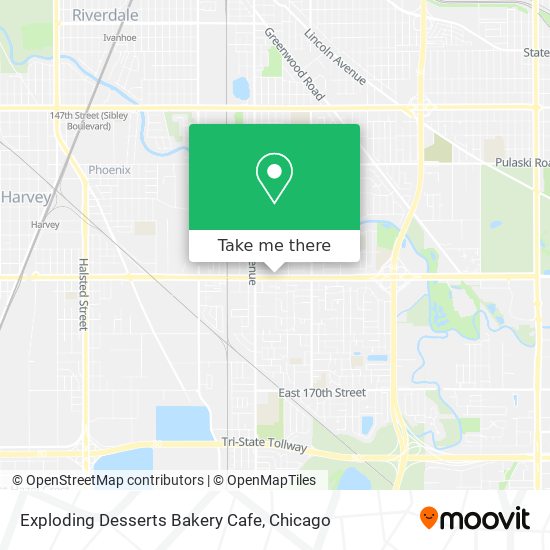 Mapa de Exploding Desserts Bakery Cafe