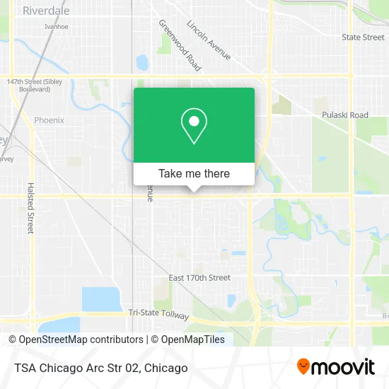 TSA Chicago Arc Str 02 map