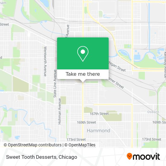 Sweet Tooth Desserts map