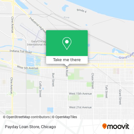 Mapa de Payday Loan Store