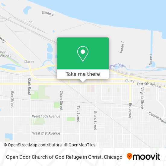 Mapa de Open Door Church of God Refuge in Christ