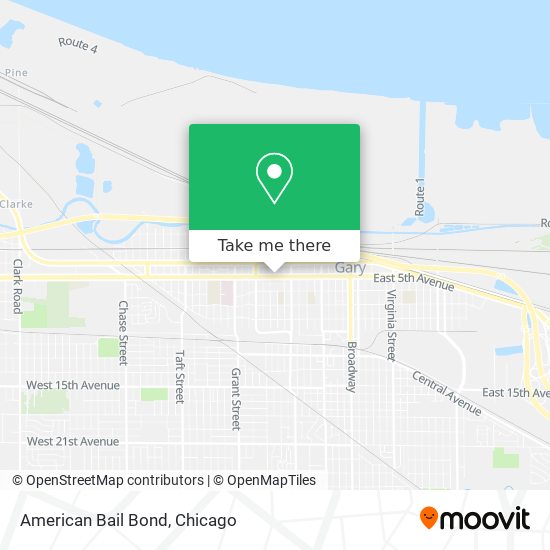 American Bail Bond map