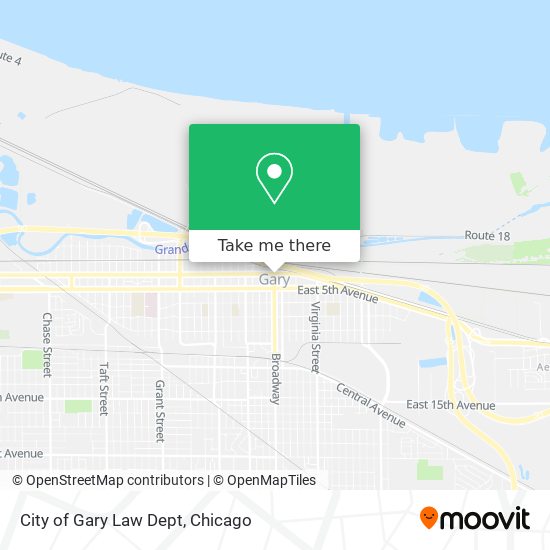 Mapa de City of Gary Law Dept