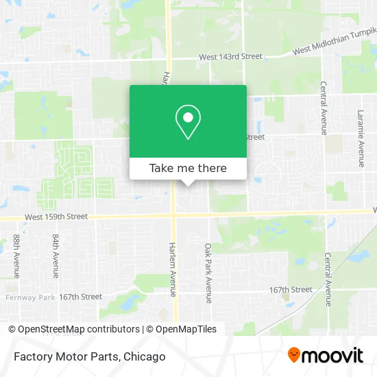 Factory Motor Parts map