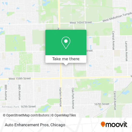 Auto Enhancement Pros map
