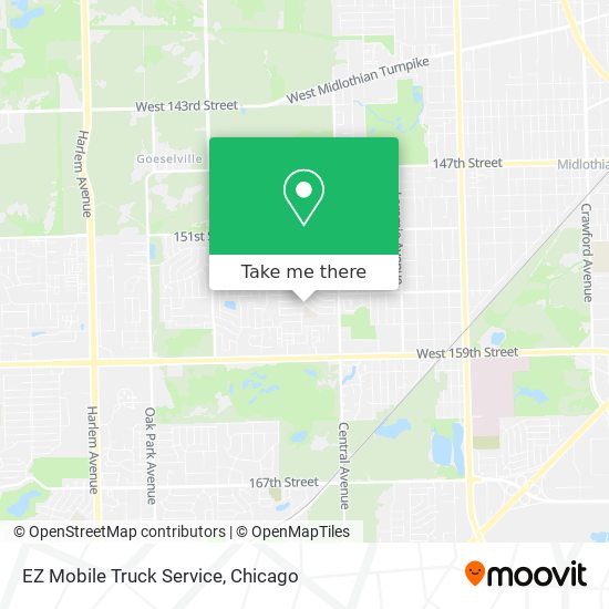 Mapa de EZ Mobile Truck Service