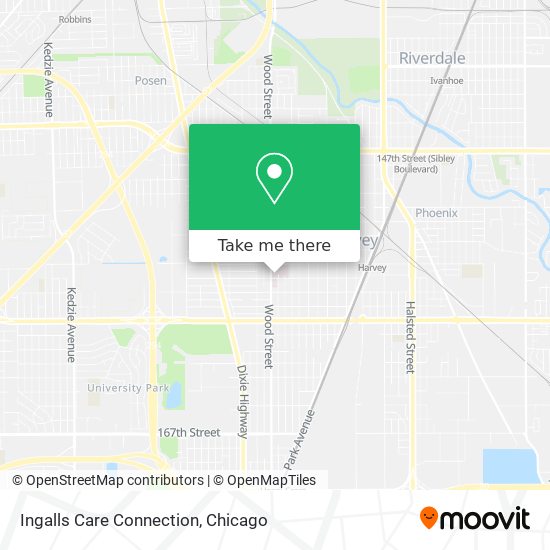 Ingalls Care Connection map