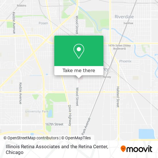 Mapa de Illinois Retina Associates and the Retina Center