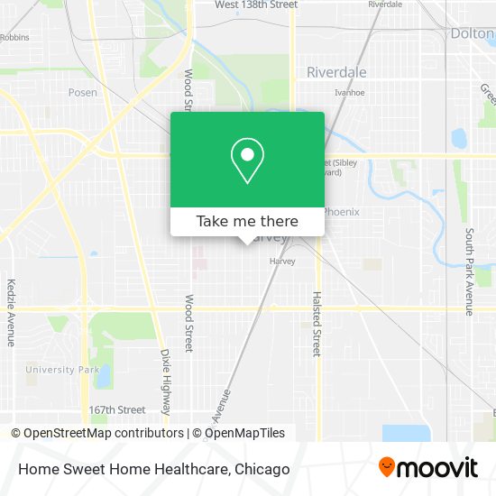 Home Sweet Home Healthcare map