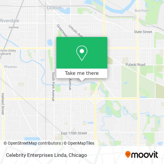 Celebrity Enterprises Linda map