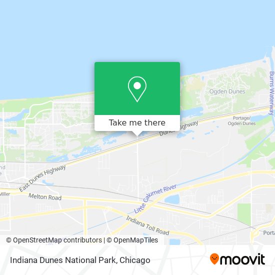 Indiana Dunes National Park map