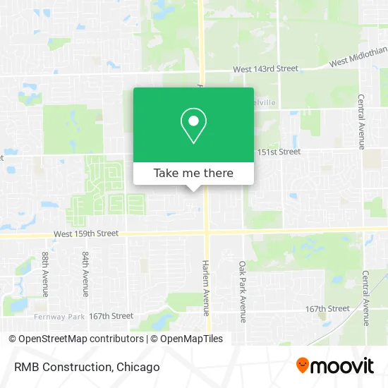 RMB Construction map