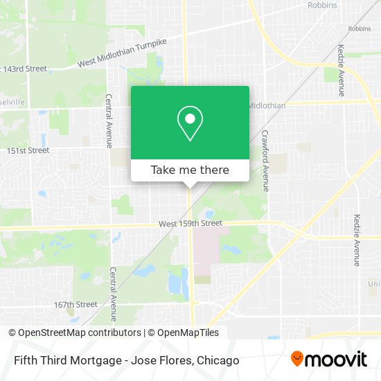 Fifth Third Mortgage - Jose Flores map