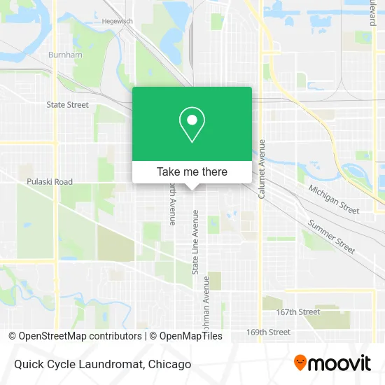 Mapa de Quick Cycle Laundromat
