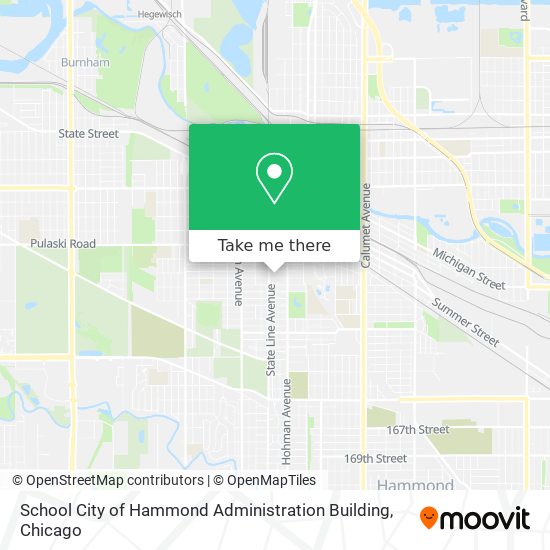 School City of Hammond Administration Building map