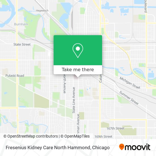 Fresenius Kidney Care North Hammond map