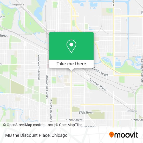 MB the Discount Place map