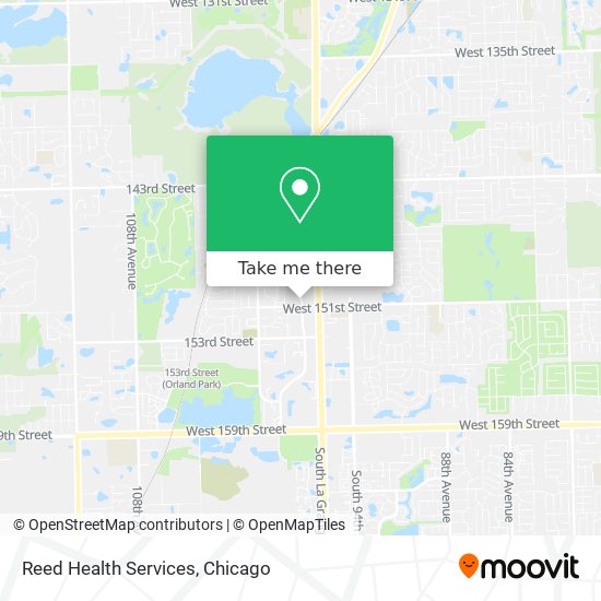 Reed Health Services map