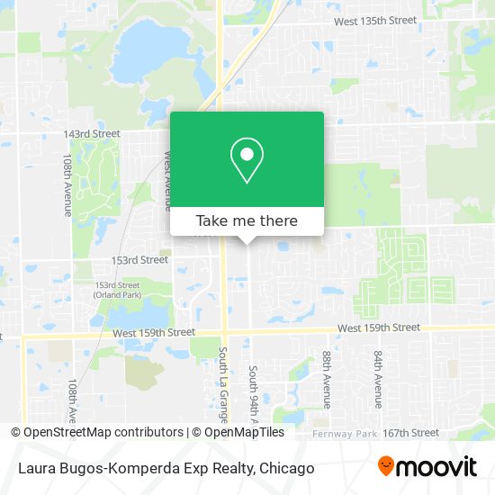 Laura Bugos-Komperda Exp Realty map